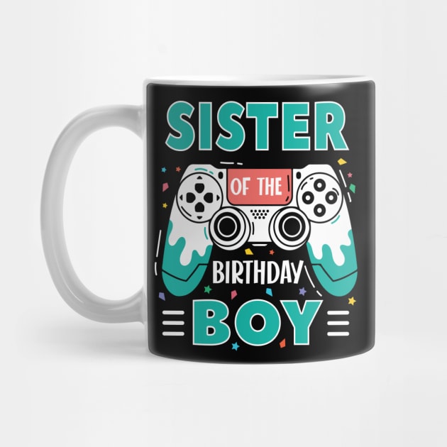 sister Of The Birthday Boy Video Game B-day Gift For Boys Kids by tearbytea